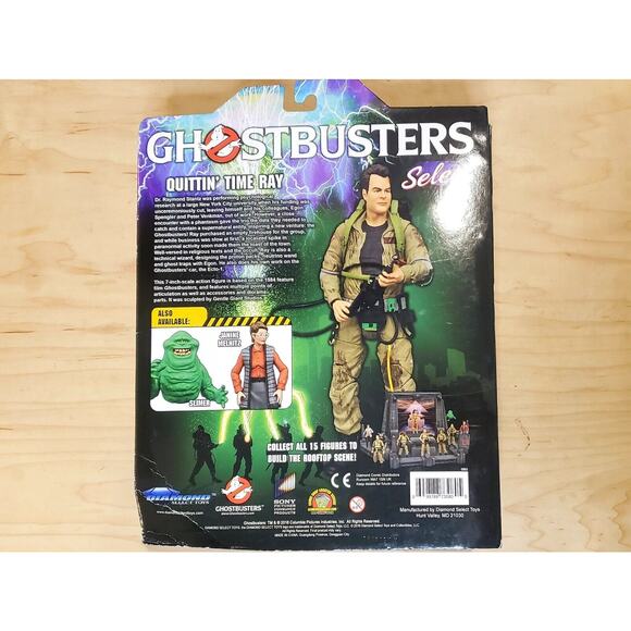 🎬👻 Ghostbusters Select Quittin' Time Ray (sealed with diorama parts) 👻🎬 - Picture 3 of 4